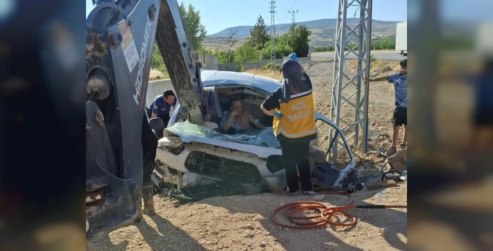 Malatya'da kaza: Sürücü yaralandı