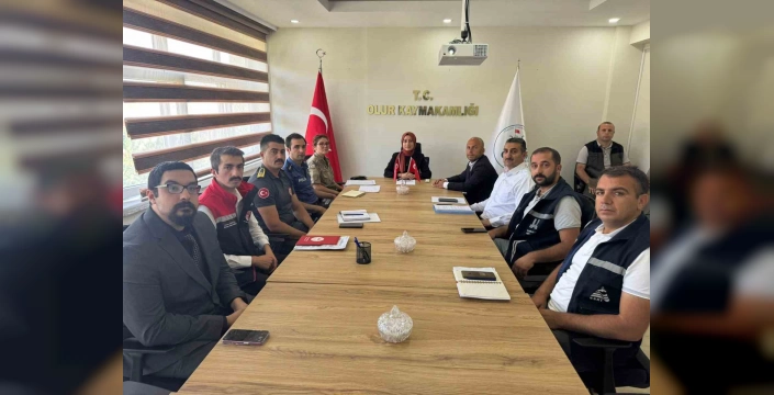 Olur'da orman yangınına karşı önlem toplantısı