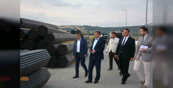 Samsun Valisi Tavlı, Bafra Karma OSB'de incelemelerde bulundu