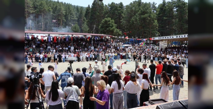 Şenkaya'da 25 Bin Kişi Bir Araya Geldi: 18. Kültür, Sanat ve Bal Festivali Coşkusu