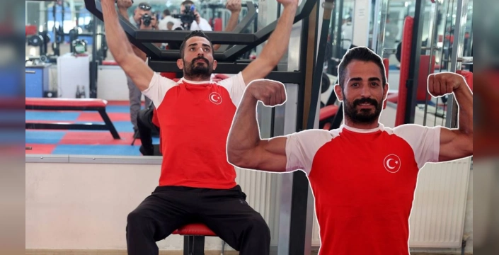 Sivas'lı Ceyhan Ağbal, Dünya Bilek Güreşi Şampiyonası'nda altın madalya hedefliyor