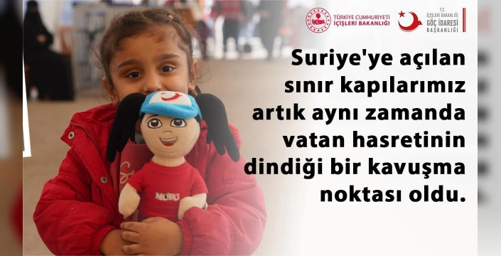 Suriyelilerin Türkiye'den dönüşü hız kazandı