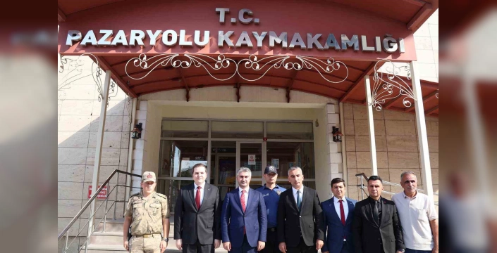 Tarıkdaroğlu, Pazaryolu'nda incelemelerde bulundu