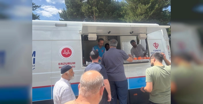 TDV Erzurum'da Muharrem ayı aşure ikramıyla kutlandı
