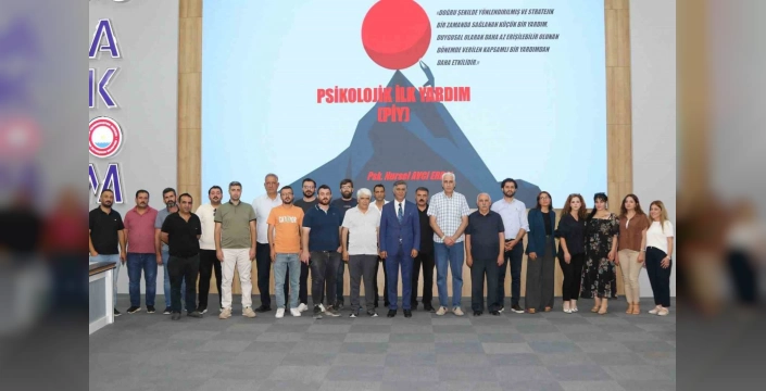 Van Büyükşehir Belediyesi: Personellere Psikolojik İlk Yardım Eğitimi